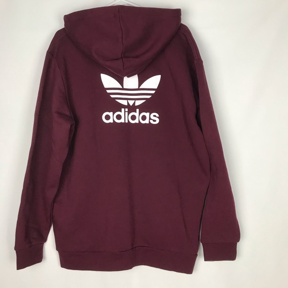 NEW Adidas Full-Zip Logo Hoodie - Picture 2 of 7